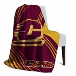 central michigan chippewas diagonal stripes maroon blanket best selling