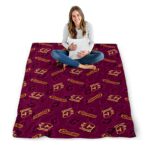 central michigan chippewas diehard fans maroon blanket best selling