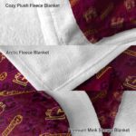 central michigan chippewas diehard fans maroon blanket best selling