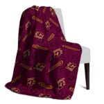 central michigan chippewas diehard fans maroon blanket best selling