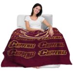 central michigan chippewas fan pride maroon blanket latest model