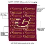 central michigan chippewas fan pride maroon blanket new arrival