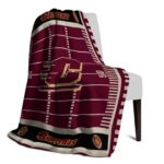 central michigan chippewas football field maroon blanket top rated