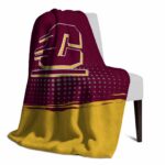 central michigan chippewas gradient dots maroon blanket top rated