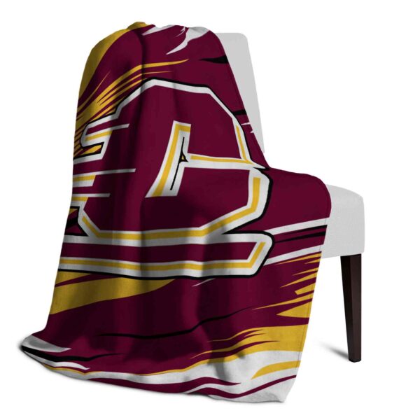 central michigan chippewas paint streaks maroon white blanket top rated