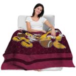 central michigan chippewas three musketeers maroon blanket best selling