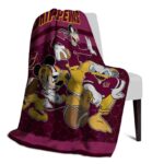 central michigan chippewas three musketeers maroon blanket best selling