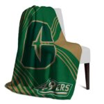 charlotte 49ers diagonal stripes green blanket top rated