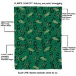 charlotte 49ers diehard fans green blanket new arrival