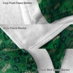 charlotte 49ers diehard fans green blanket premium grade
