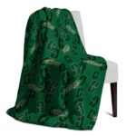 charlotte 49ers diehard fans green blanket top rated
