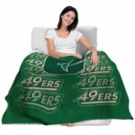 charlotte 49ers fan pride green blanket latest model