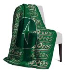 charlotte 49ers fan pride green blanket top rated