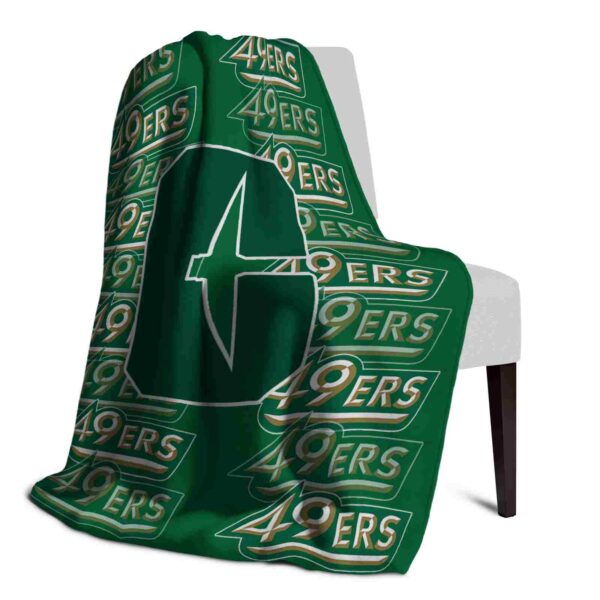 charlotte 49ers fan pride green blanket top rated