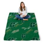 charlotte 49ers fan spirit green blanket best selling