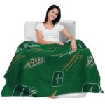 charlotte 49ers fan spirit green blanket best selling