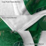 charlotte 49ers fan spirit green blanket best selling