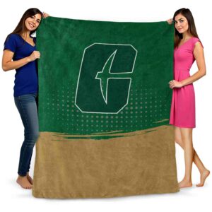 charlotte 49ers gradient dots green blanket fashion forward