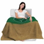 charlotte 49ers gradient dots green blanket latest model
