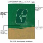 charlotte 49ers gradient dots green blanket new arrival