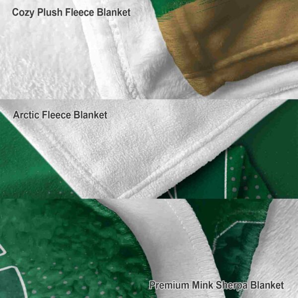 charlotte 49ers gradient dots green blanket premium grade
