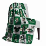 charlotte 49ers mickey minnie green white blanket top rated