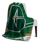 charlotte 49ers paint streaks green white blanket top rated