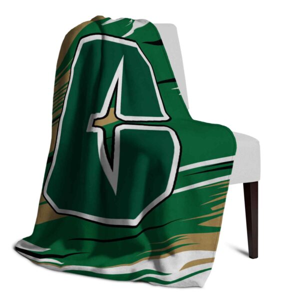 charlotte 49ers paint streaks green white blanket top rated