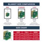 charlotte 49ers paint streaks green white blanket trendy