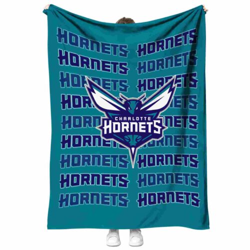 charlotte hornets fan pride teal blanket best selling