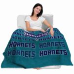 charlotte hornets fan pride teal blanket latest model