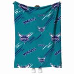 charlotte hornets fan spirit teal blanket best selling