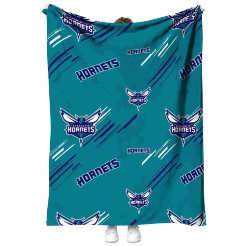 charlotte hornets fan spirit teal blanket best selling