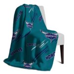 charlotte hornets fan spirit teal blanket best selling