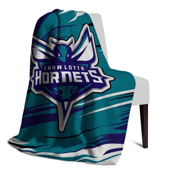 charlotte hornets paint streaks teal white blanket top rated