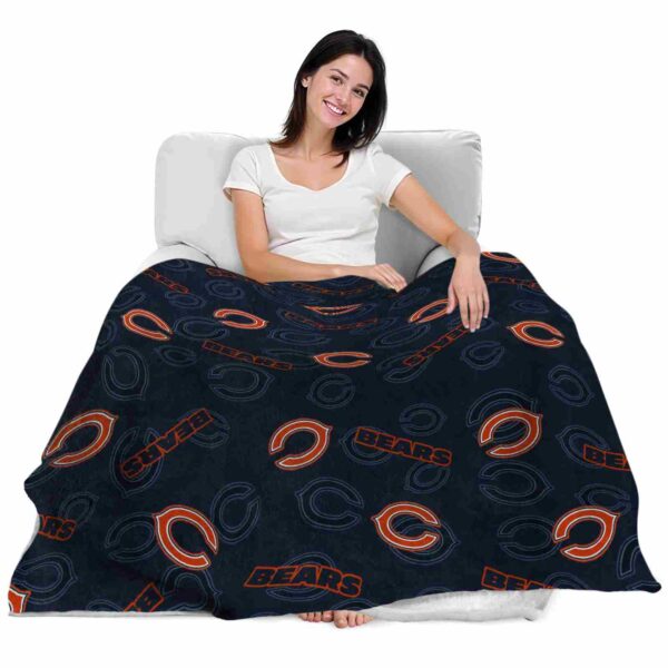 chicago bears diehard fans blue blanket latest model