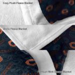chicago bears diehard fans blue blanket premium grade