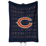 chicago bears fan pride blue blanket best selling
