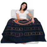 chicago bears fan pride blue blanket latest model
