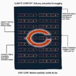 chicago bears fan pride blue blanket new arrival
