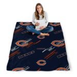 chicago bears fan spirit blue blanket high quality