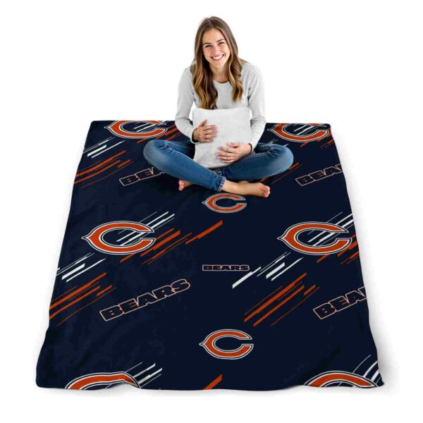 chicago bears fan spirit blue blanket high quality