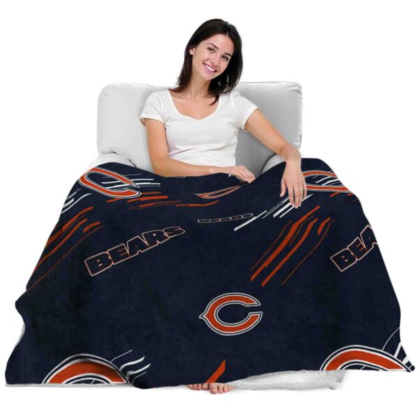 chicago bears fan spirit blue blanket latest model