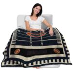 chicago bears football field blue blanket latest model