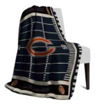 chicago bears football field blue blanket top rated