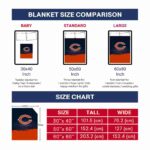 chicago bears gradient dots blue blanket trendy