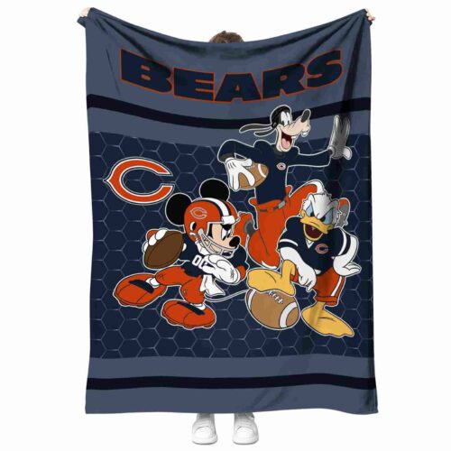 chicago bears three musketeers blue blanket best selling