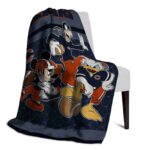 chicago bears three musketeers blue blanket top rated