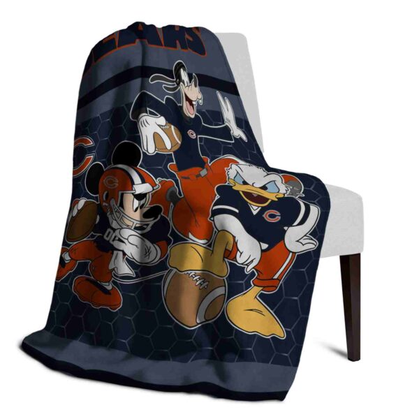 chicago bears three musketeers blue blanket top rated