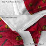 chicago blackhawks diehard fans red blanket premium grade